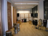 Blick in den Aufnahmeraum des Musikstudios © 2005 bbl-mv