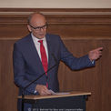 Ministerpräsident Erwin Sellering hob in seiner Rede die Bedeutung der Universitäten und Hochschulen in Mecklenburg-Vorpommern hervor. © 2013 Betrieb für Bau und Liegenschaften Mecklenburg-Vorpommern