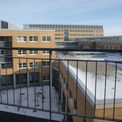 Blick vom 2. Bauabschnitt des Klinikums auf das DZ 7 © 2012 Betrieb für Bau und Liegenschaften Mecklenburg-Vorpommern