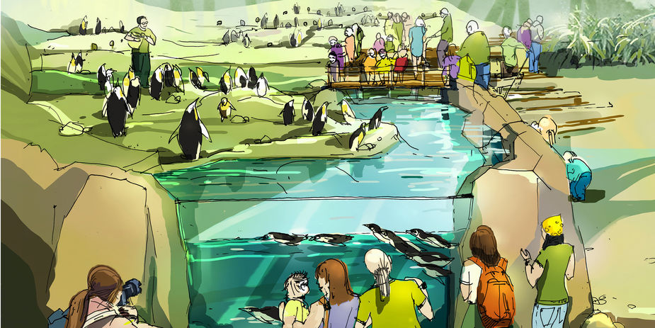Das Polarium im Zoo Rostock entsteht unter Verwendung von Fördermitteln. Die Betreuung des Zoos bei der Antragstellung sowie die Prüfung der Verwendung der Fördermittel übernimmt der BBL M-V. Hier ein Blick in die geplante Anlage für die Pinguine. © 2017 Zoologischer Garten Rostock Das Polarium im Zoo Rostock entsteht unter Verwendung von Fördermitteln. Die Betreuung des Zoos bei der Antragstellung sowie die Prüfung der Verwendung der Fördermittel übernimmt der BBL M-V. Hier ein Blick in die geplante Anlage für die Pinguine. © 2017 Zoologischer Garten Rostock