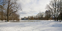 Schloss Ludwigslust mit winterlichen Anblick © 2021 SBL Schwerin