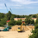 In der unmittelbaren Nähe zum Ostseestadion liegt das Baufeld für das Biomedicum. © 2018 Betrieb für Bau und Liegenschaften Mecklenburg-Vorpommern