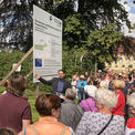 Gut geführt! Friedrich-Wilhelm Garve, Projektleiter vom BBL M-V, hatte so einige Geschichten aus zehn Jahren Restaurierung zu erzählen. © 2019 Betrieb für Bau und Liegenschaften Mecklenburg-Vorpommern
