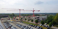 Die Depots und Werkstätten für das LAKD wachsen täglich weiter. © 2019 Betrieb für Bau und Liegenschaften Mecklenburg-Vorpommern