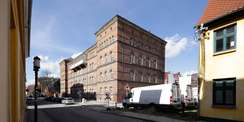 Ansicht von der Friedrich-Loeffler-Straße vor der Sanierung © 2017 Christian Hoffmann  BBL M-V
