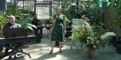 Ingrid Handt  Technische Leiterin des Botanischen Gartens  bedankt sich bei allen Beteiligten dieser Baumaßnahme © 2022 SBL Greifswald