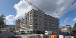 Blick auf den Neubau Haus 4 © 2022 Christian Hoffmann (Finanzministerium MV / SBL-MV)