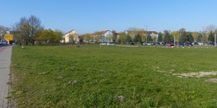 Blick auf das Baufeld für den Forschungsbau CM © 2022 SBL Greifswald
