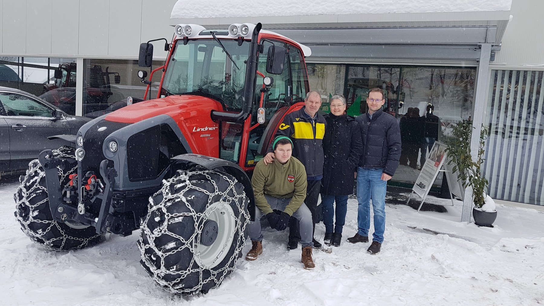 übergabe Lindner Geotrac 84ep An Familie Rainer Aus Moos Lagerhaus Gleinstätten