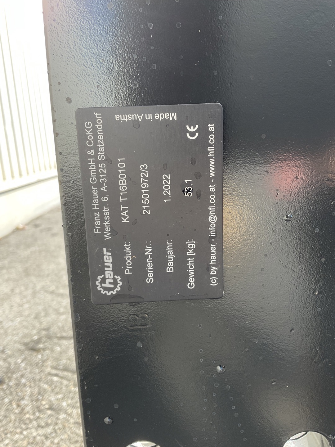 HAUER Kuppelplatte T 800 6931947520282899 © GM Bilder