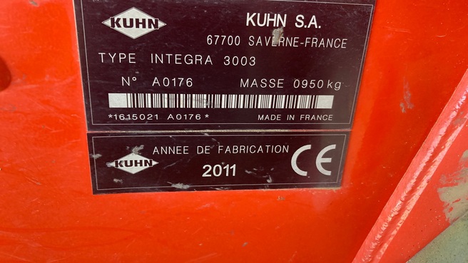 Kuhn Kuhn HRB 303 Integra 3003 67983438837719110 © GM Bilder