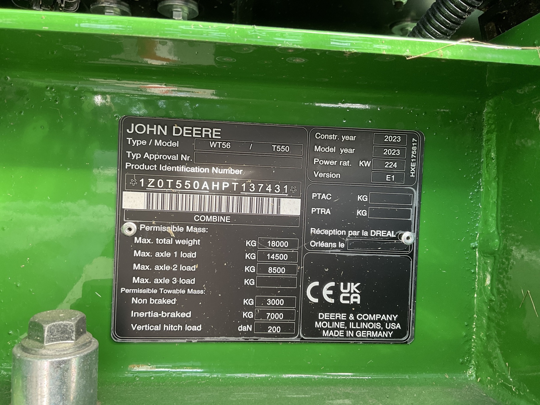 John Deere T550 i 6838077149 © GM Bilder