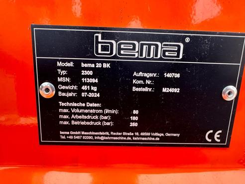Bema 20 BK Kehrmaschine 6718760177291210 © GM Bilder