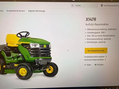 John Deere X147R 68930254286978216 © GM Bilder
