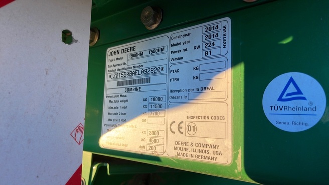 John Deere T550 HM 64600030731158 © GM Bilder