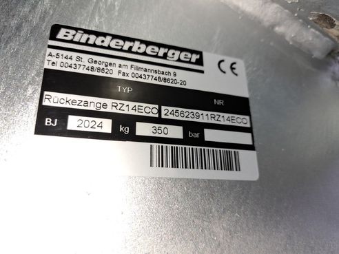 BINDERBERGER Rückezange RZ 14 ECO 656637495225513288 © GM Bilder