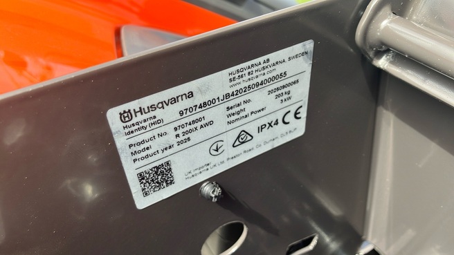 Husqvarna R 200iX AWD 676309121390213 © GM Bilder