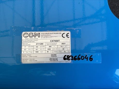 Hartner CX 7000T IP 23 Notstromaggregat 6837512810 © GM Bilder