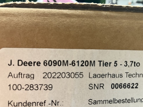 Stemplinger Fronthydraulik + Frontzapfwelle John Deere 6M 6837519310 © GM Bilder