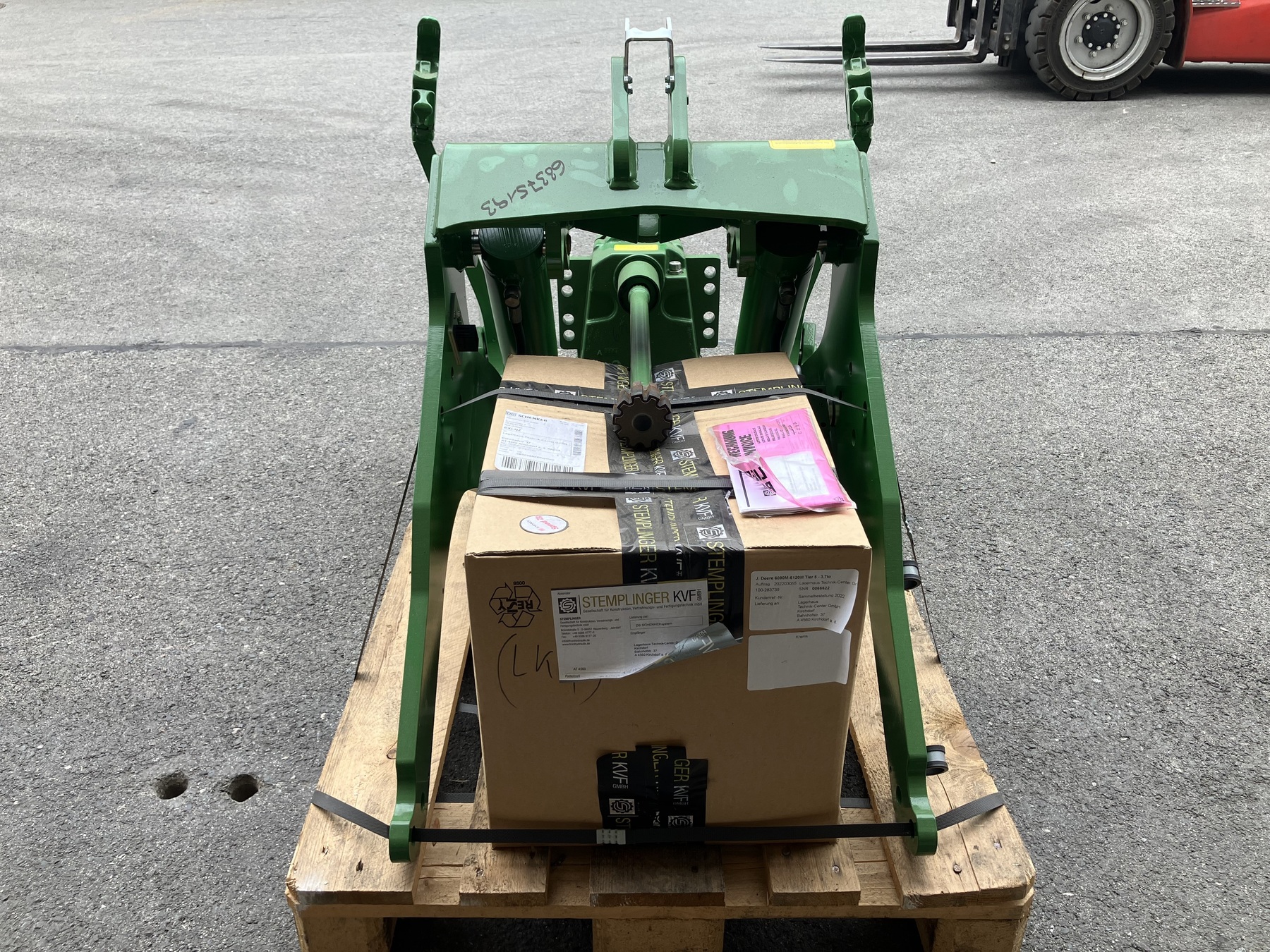 Stemplinger Fronthydraulik + Frontzapfwelle John Deere 6M 683751936 © GM Bilder