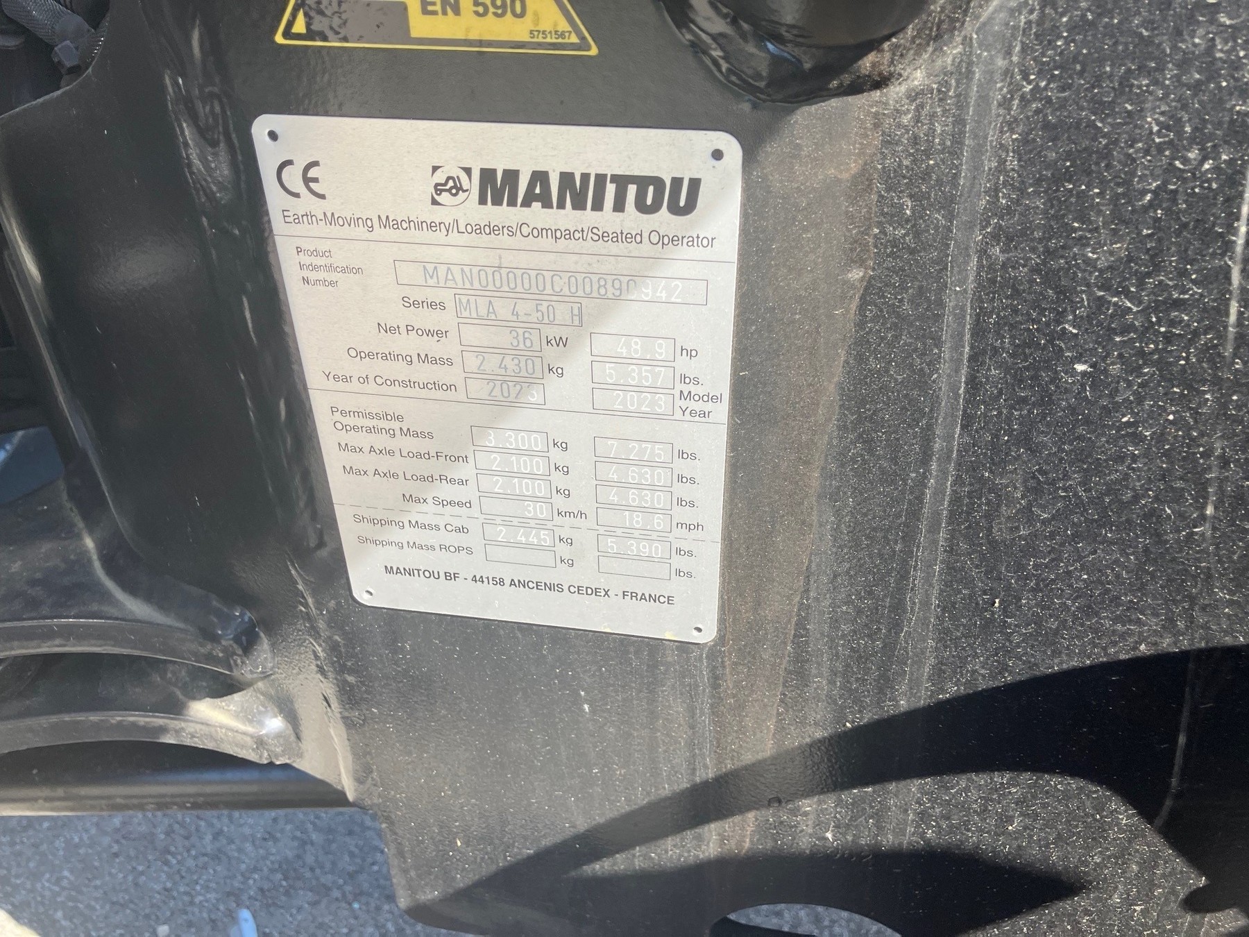 Manitou MLA4-50 8909429 © GM Bilder