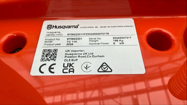 Husqvarna TC 114  97062230110 © GM Bilder