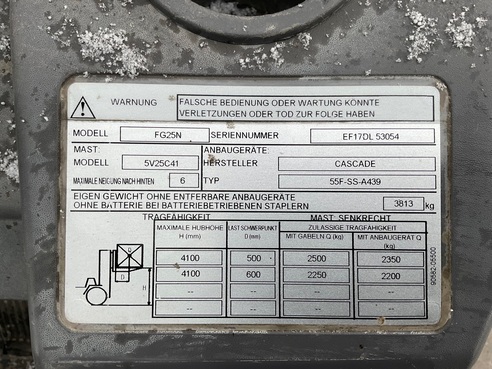 Mitsubishi FG25N Gasstapler 66703842340329 © GM Bilder