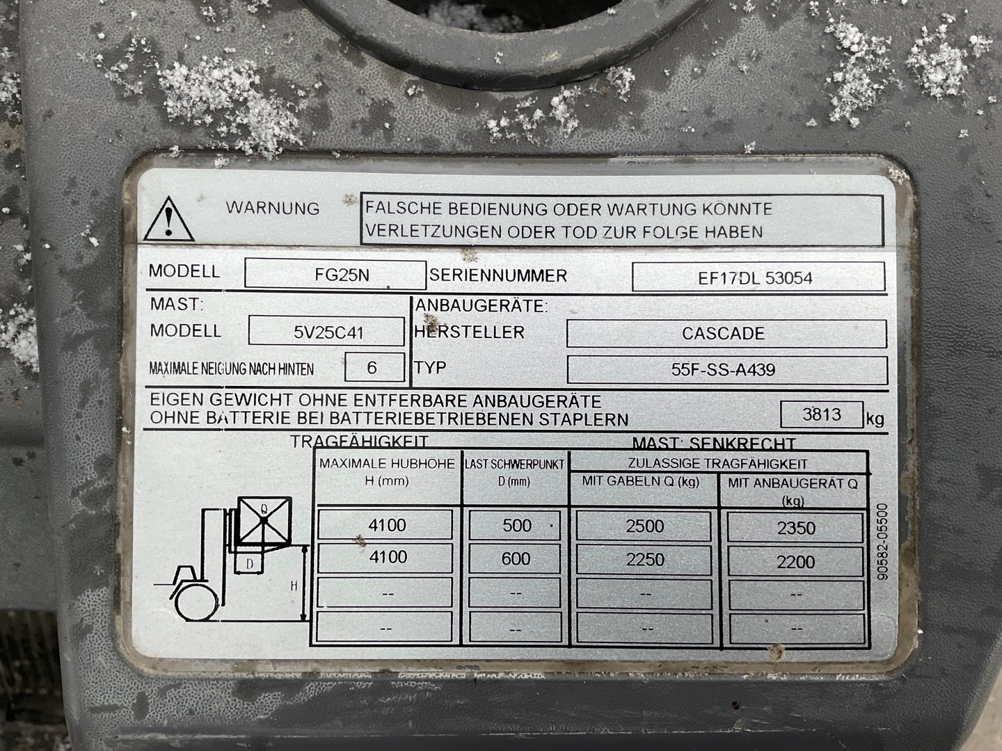 Mitsubishi FG25N Gasstapler 66703842340329 © GM Bilder
