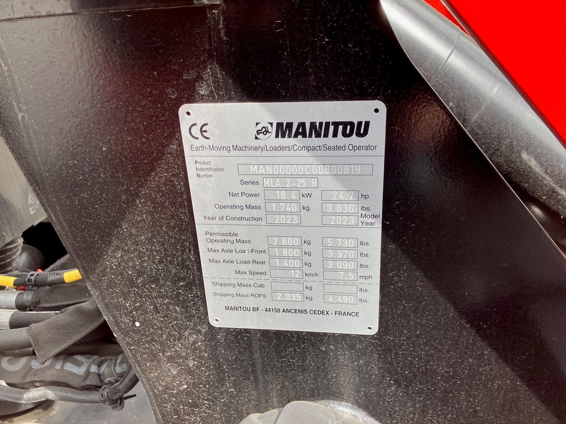 Manitou Manitou MLA2-25 6798582345704612 © GM Bilder