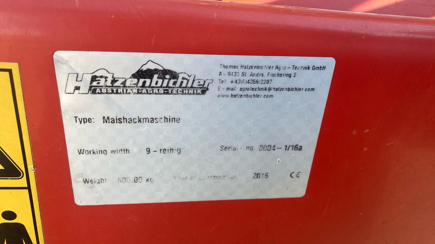Hatzenbichler Hackgerät 9r  6837854610 © GM Bilder
