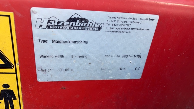 Hatzenbichler Hackgerät 9r  683785469 © GM Bilder