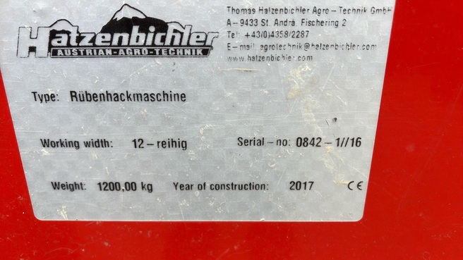 Hatzenbichler Heck Hackgerät 12x 50 683860818 © GM Bilder