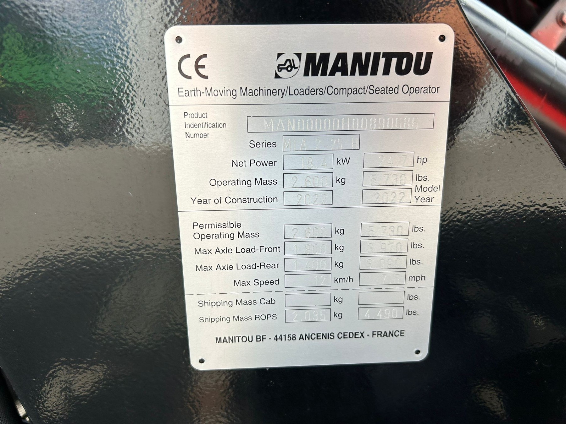 Manitou Hoflader MLA 2-25 89068612 © GM Bilder