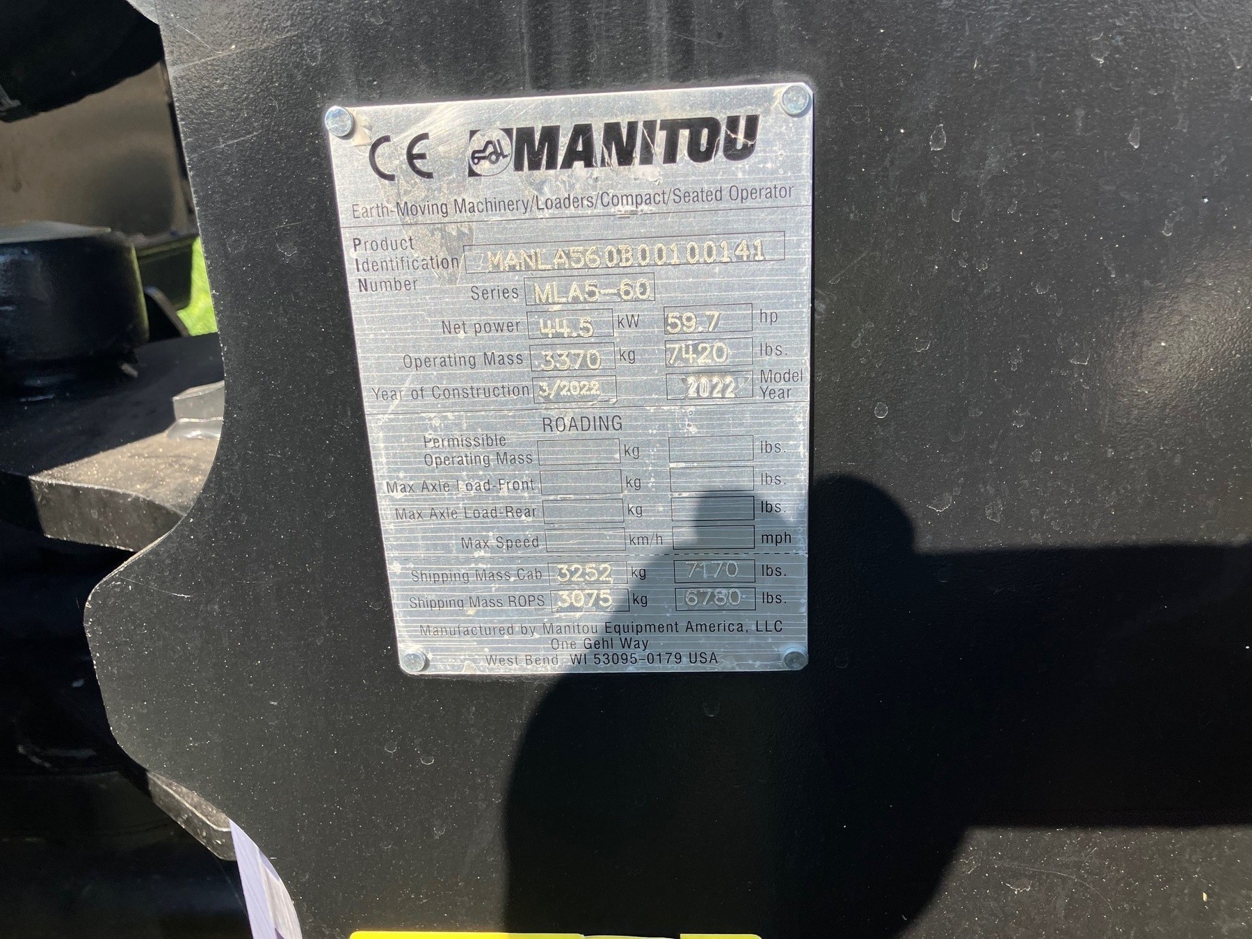 Manitou MLA5-60 Knicklader 10014113 © GM Bilder