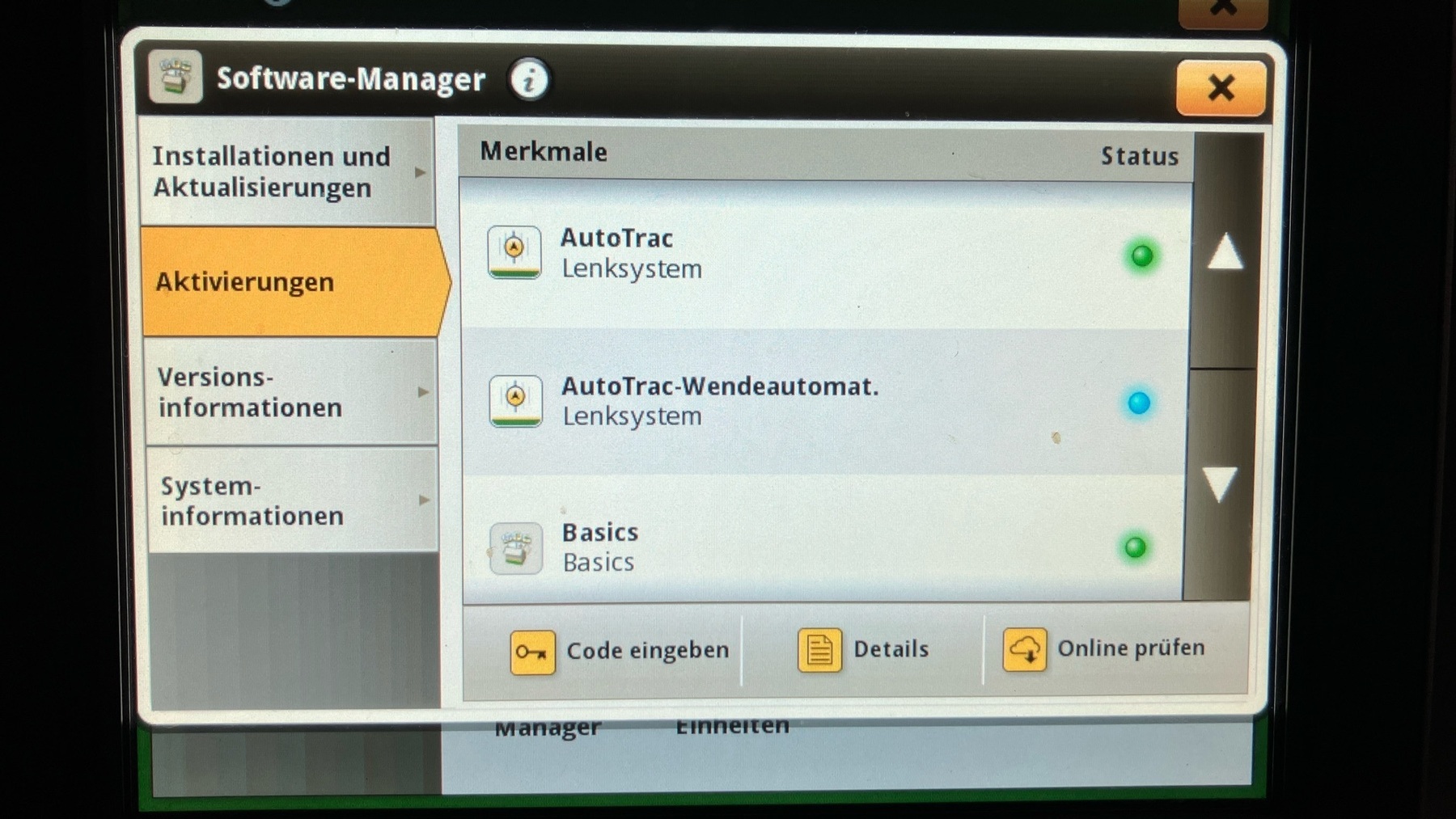 John Deere Lenksystem Starfire 6000 RTK 675784724344111436010 © GM Bilder