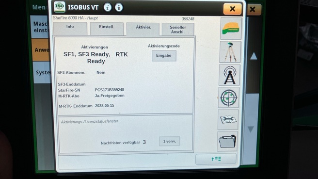 John Deere Lenksystem Starfire 6000 RTK 67578472434411143609 © GM Bilder