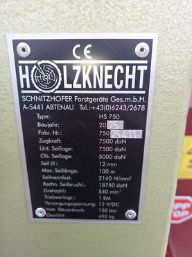 Holzknecht HS 750 66709706 © GM Bilder