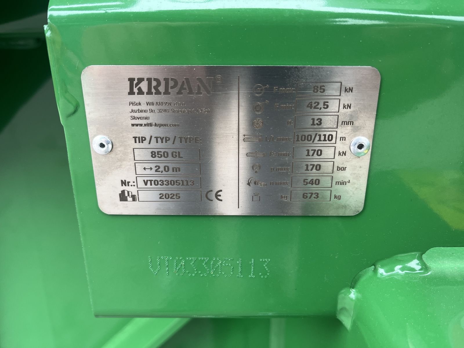 Krpan 850 GL 63156509 © GM Bilder