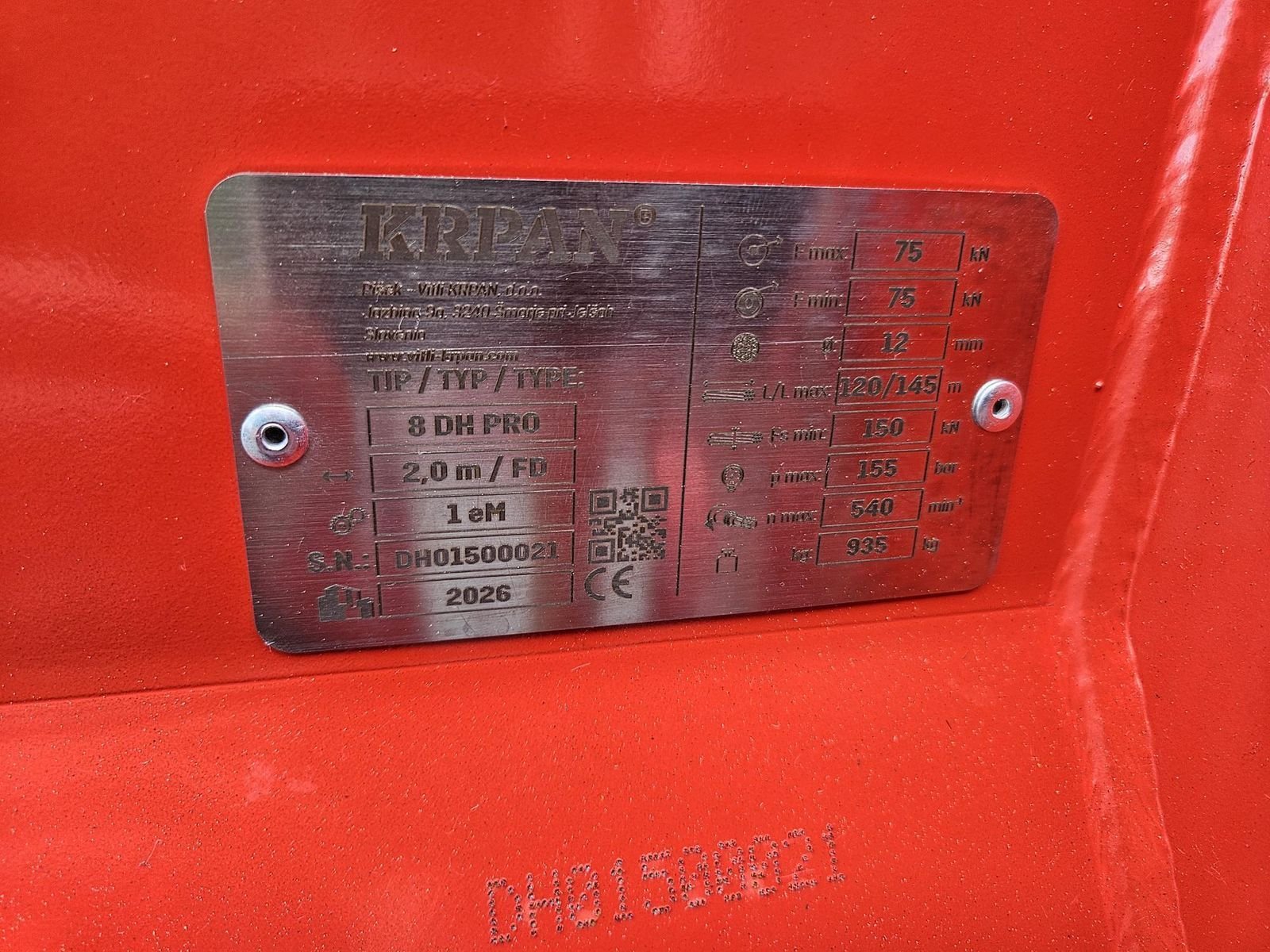 Krpan 8DH pro 70712090 © GM Bilder