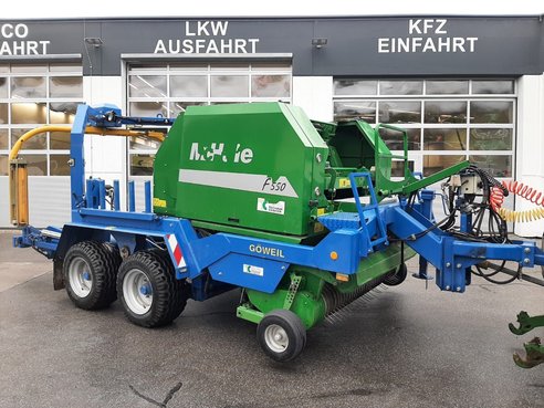 GÃ¶weil McHale F550 Presse mit Göweil 5040G Wickler 56064890 © GM Bilder