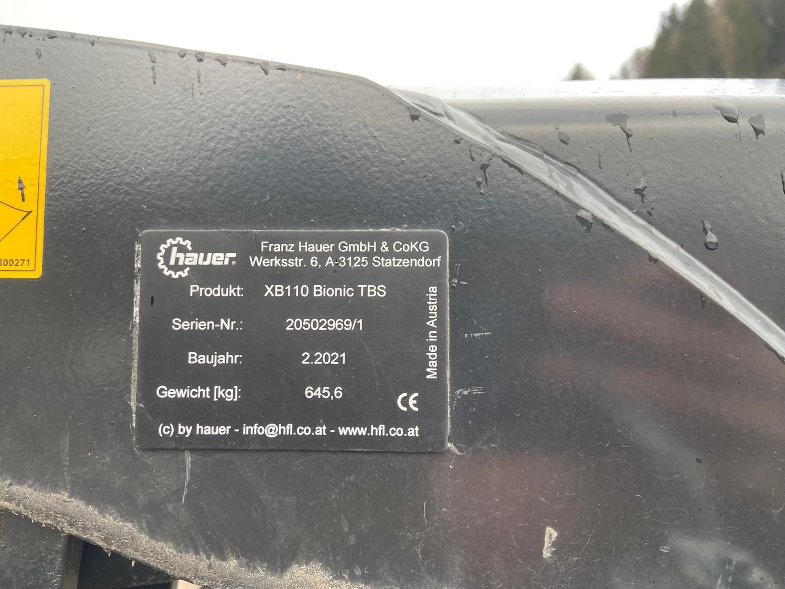 Hauer XB110 Bionic TBS 56241726 © GM Bilder
