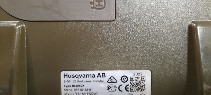 Husqvarna Rückentragbarer Akku BLi 950X 800018052 © GM Bilder