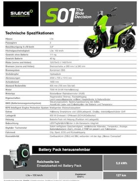 Diverse Silence S01 Connected L3e E-Motorrad 57564381 © GM Bilder