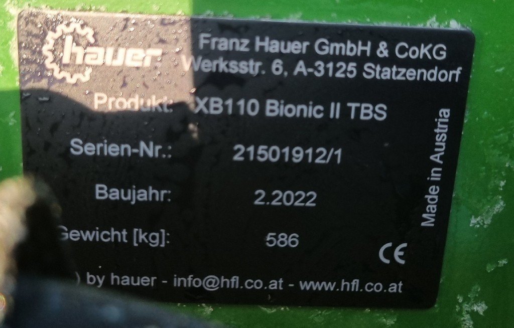 Hauer XB 110 Bionic II 3258_LM232082_7 © GM Bilder