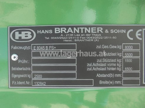 Brantner E 8045 B POWER SPREAD PLUS 3290-19030172-1 © GM Bilder