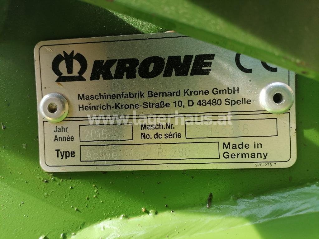 Krone ACTIVE MOW R280 3559-19035062-1 © GM Bilder