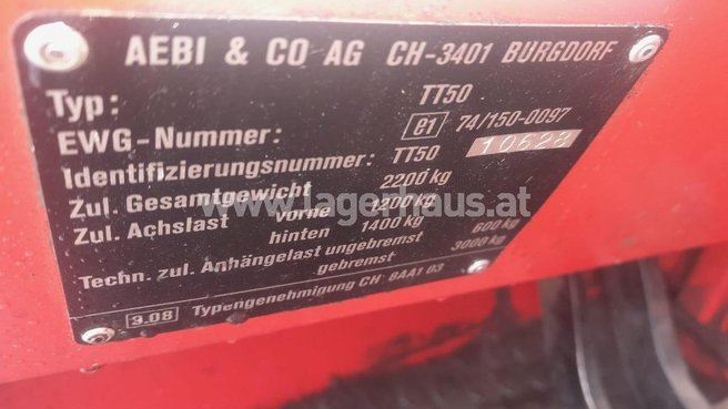 Aebi MÄHTRAC TT50 3559-19035378-6 © GM Bilder