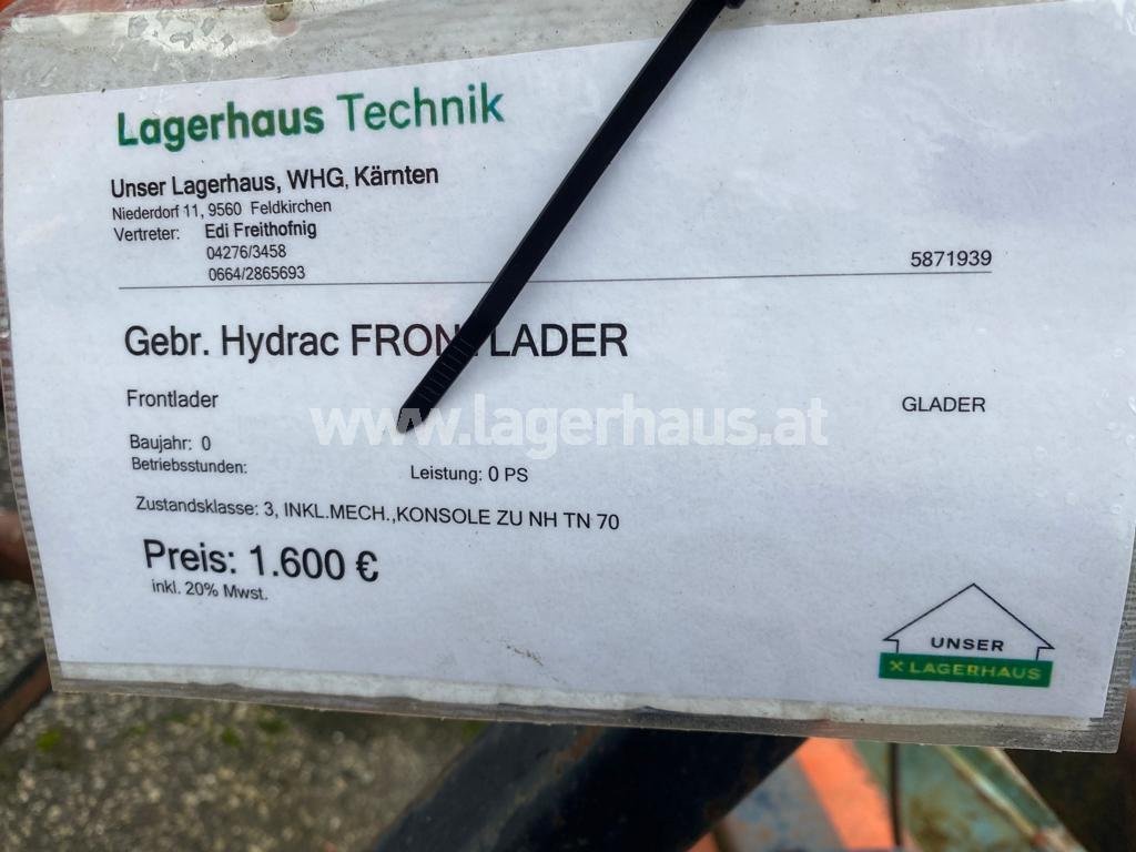Hydrac FRONTLADER 3559-5871939-1 © GM Bilder