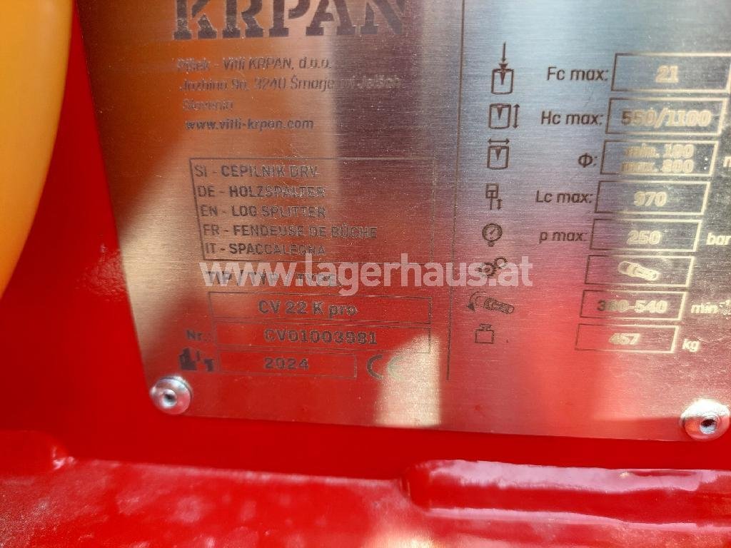 Krpan CV 22 K PRO 3638-956620-2 © GM Bilder