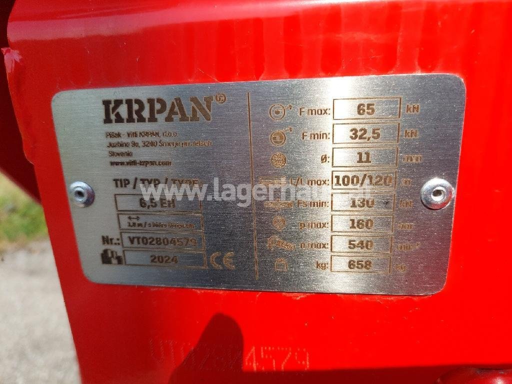 Krpan 6,5 EH 1,8M SCHILD 3638-956621-1 © GM Bilder